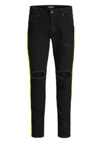 Jack & Jones JACK & JONES, Herren Jeans 'GLENN ORIGINAL JOS 983 BLACK LTD', Gelb / Black Denim