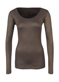 Herrlicher, Damen Longsleeve 'Kendra', Mokka
