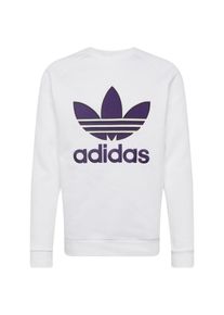 adidas originals, Herren Sweatshirt 'APPLIQUE TREFOIL CREW', Dunkelblau / Wei&szlig;