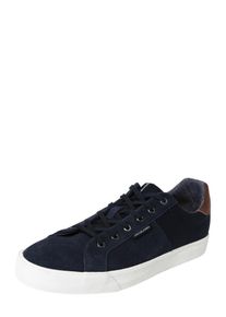Jack & Jones JACK & JONES, Herren Sneaker 'Kenn Suede', Navy / Wei&szlig;