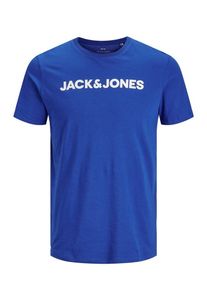 Jack & Jones JACK & JONES, Herren T-Shirt, Blau / Wei&szlig;