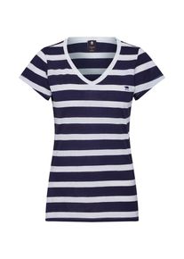 G-Star Raw, Damen Shirt 'Eyben V', Blau / Wei&szlig;