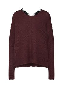V&eacute;ro Moda VERO MODA, Damen Strickpullover, Weinrot / Schwarz