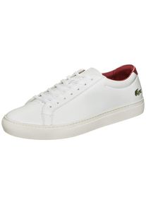 Lacoste, Herren 'L.12.12' Sneaker , Karminrot / Wei&szlig;