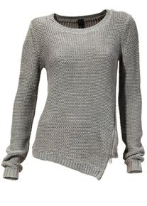 Heine, Damen Rundhalspullover, Graumeliert