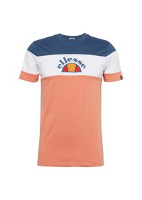 Ellesse, Herren T-Shirt 'GUBBIO', Dunkelblau / Apricot / Wei&szlig;