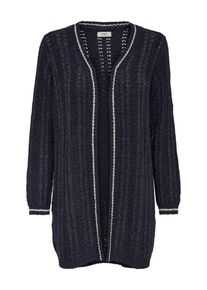 Jacqueline de Yong, Damen Strickjacke, Navy / Wei&szlig;