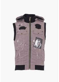 PLUS EIGHTEEN, Herren Weste, Grau