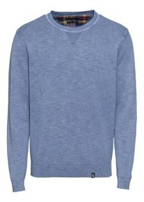 & Colours & Sons COLOURS & SONS, Herren Pullover 'miami slub', Rauchblau