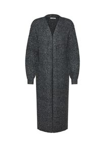 Pieces, Damen Strickjacke, Anthrazit