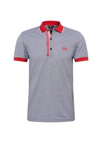 BOSS, Herren Poloshirt 'Paule 4', Navy / Rot