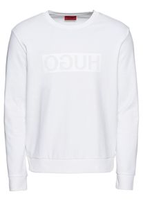 Hugo, Herren Sweatshirt 'Dicago-U3 10184534 01', Wei&szlig;