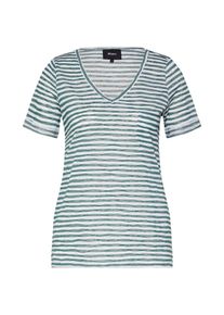Object, Damen T-Shirt 'OBJTESSI', Petrol / Wei&szlig;