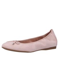 Tamaris, Damen Ballerinas, Altrosa / Wei&szlig;