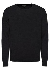 Banana Republic, Herren Pullover 'SOLID MERINO CREW', Schwarz