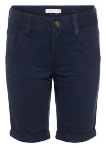 name it, M&auml;dchen Lange Slim Fit Shorts, Blau