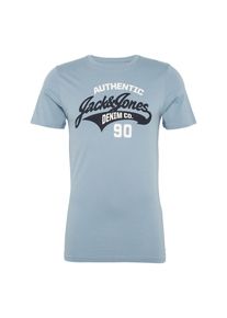 Jack & Jones JACK & JONES, Herren T-Shirt 'JJELOGO TEE SS CREW NECK TWO', Nachtblau / Opal