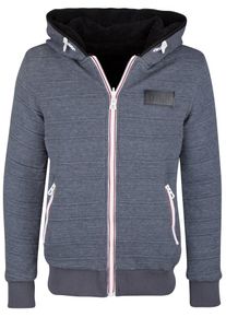 Dry Laundry Japan Dry Laundry, Herren Blouson, Taubenblau / Schwarz