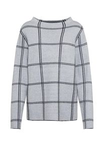 BETTY & CO Betty & Co, Damen Pullover, Hellgrau / Schwarz