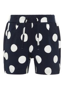 name it, M&auml;dchen Shorts, Nachtblau / Wei&szlig;