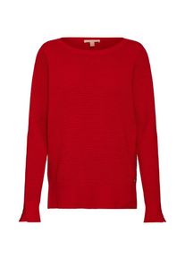 Esprit, Damen Pullover 'Sweater ottoman', Rot