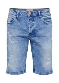Only & Sons Only & Sons, Herren Shorts 'BLUE DAMAGE', Blue Denim