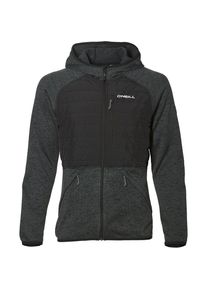O`Neill O'NEILL, Herren Pullover 'Piste Baffle', Graumeliert / Schwarz