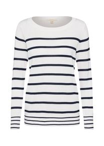 Esprit, Damen Pullover, Schwarz / Wei&szlig;