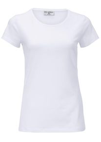 Heine, Damen Rundhalsshirt, Wei&szlig;