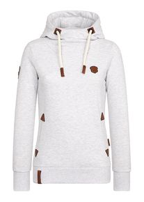 Naketano, Damen Kapuzenpullover 'Chasin the cat', Graumeliert