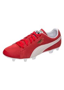 Puma, Herren Fu&szlig;ballschuh 'Future Suede 50 FG/AG', Rot / Naturwei&szlig;