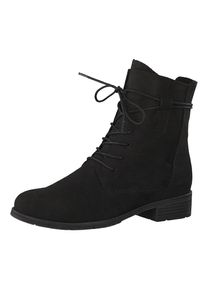 Marco Tozzi, Damen Schn&uuml;rstiefel, Schwarz