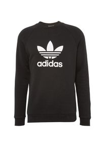 adidas originals, Herren Sweatshirt 'Trefoil', Schwarz / Wei&szlig;
