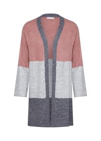 Jacqueline de Yong, Damen Strickjacke 'NEW ELANOR', Grau / Rosa