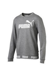 Puma, Herren Sweatshirt, Graumeliert / Wei&szlig;