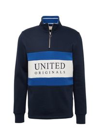 Jack & Jones JACK & JONES, Herren Sweatshirt 'JOR', Blau / Dunkelblau / Wei&szlig;