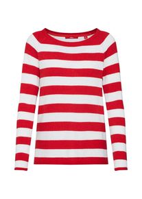 s.Oliver RED LABEL, Damen Pullover, Rot / Wei&szlig;