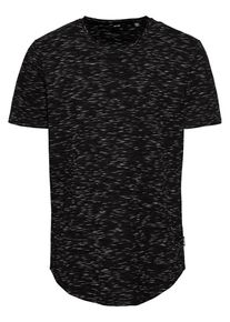 Only & Sons Only & Sons, Herren T-Shirt 'onsMATTY MELANGE LONGY TEE', Schwarzmeliert