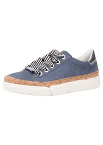 Ara, Damen Sneaker, Taubenblau / Hellbraun