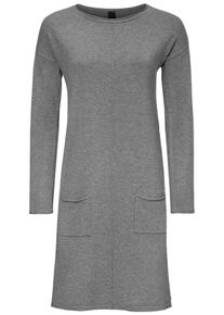 Heine, Damen Strickkleid, Graumeliert