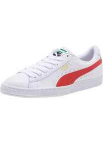 Puma, Damen Sneaker 'Basket Classic LFS 354367-19', Feuerrot / Wei&szlig;