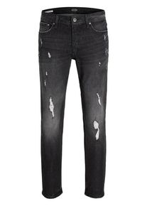 Jack & Jones JACK & JONES, Herren Slim Fit Jeans 'TIM ORIGINAL CR 020', Schwarz