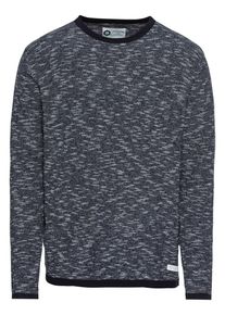 Jack & Jones JACK & JONES, Herren Pullover 'JCORENO KNIT CREW NECK', Nachtblau / Grau / Hellgrau