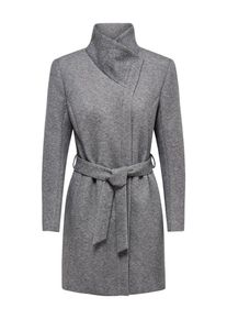 Only, Damen Mantel 'Elli', Hellgrau / Graumeliert