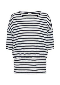 Jacqueline de Yong, Damen Shirt 'MALAYSIA', Dunkelblau / Wei&szlig;