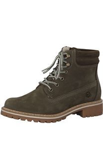 Tamaris, Damen Schn&uuml;rboots, Oliv