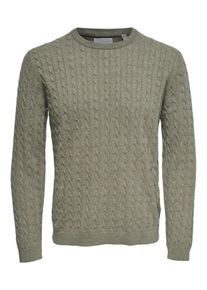 Only & Sons Only & Sons, Herren Pullover, Rauchgrau
