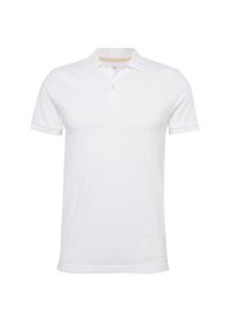 GAP, Herren Poloshirt 'V-BASIC PIQUE', Wei&szlig;