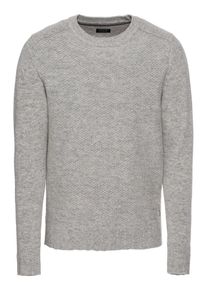 Jack & Jones JACK & JONES, Herren Pullover 'JPRROSSY KNIT CREW NECK', Hellgrau