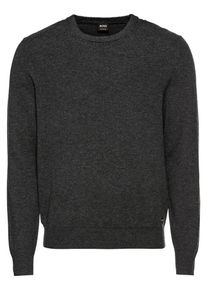 BOSS, Herren Pullover 'Albonok 10210417 01', Dunkelgrau